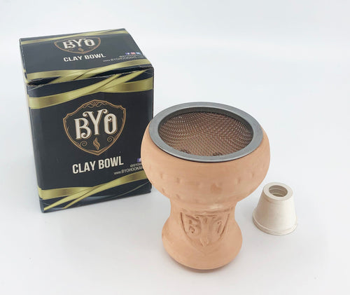 Clay Bowl with Mesh Screen